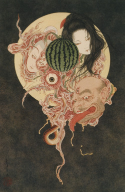 gabriel-romero81:  Artwork by Takato Yamamoto for Kyōka Izumi’s