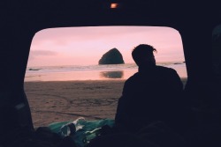 exuviat-ed:  Valentines Day. 2015. beach camping in the car.