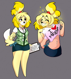 recvoid: I drew some Isabelle from Animal Crossing today