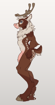 I decided to redesign my sona Sven, he’s a creamy colored reindeer