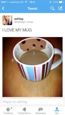 wigglytuffer:  She fucking loved her mug 