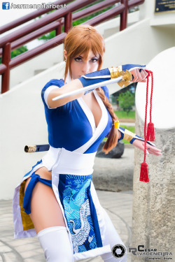 cosplaygeekness:  Kasumi DOA5 by DarkTifaStrifeCheck out http://cosplaygeekness.tumblr.com