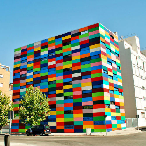 asylum-art:  Â The Most Beautiful And Colorful HousesÂ   1. Istanbul, Turkey 2. Mykonos, Greece  3. Rainbow House In Brooklyn 4. Rainbow House In Usa  5. ZamoÅ›Ä‡, Poland  6. Colorful House In Nippes, Cologne, Germany 7.Carabanchel 24 Building In Madrid,