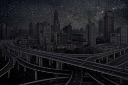 Darkened Cities (Villes Éteintes) by Thierry Cohen  Since 2010