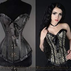 draculaclothing:  #draculaclothing #corset #corsets #goth #brocade