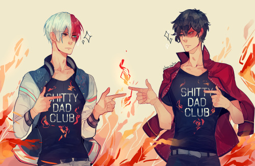 crimson-chains:  Shitty Dad Club!As well as fire powers and scar