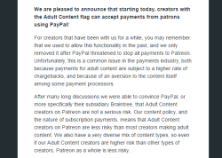 penlink:  jack-aka-randomboobguy:  Patreon now accepts Paypal