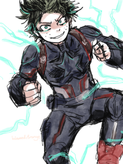 blamedorange:  Avengers x MHA pt. 2!!  [<<< buckyzawa