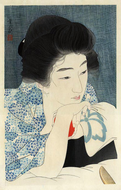 taishou-kun:  Torii Kotondo 鳥居言人 (1900-1976) Morning
