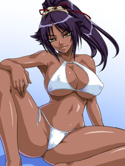 hothentaiporn:  And this is the end of Yoruichi hentai :3 Hope