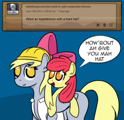 ask-carpenter-bloom:  Everypony wins!But seriously, Ah’m gonna