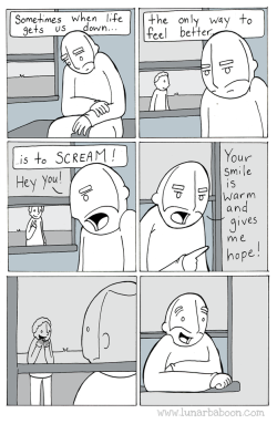 lunarbaboon:  New comic about screaming! Pre-Order Lunarbaboon: