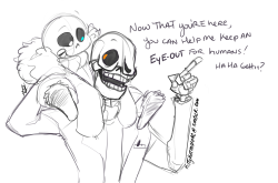 kittykatmaniac:  Sans  bout to get Rekt.ouo also theres a lil