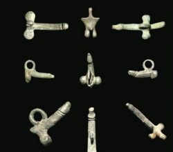 boysnmenart:  Ancient Roman Phalli - They were worn as charms