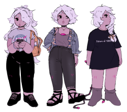 pfeffersteak:  amethyst wearing some of my recent outfits!! 