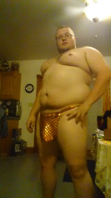 hakubear:  Customer asked for a loincloth and for me to model