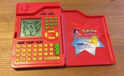 retrogamingblog:Electronic Pokedex released by Tiger in 1998