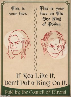 poptortes:  Middle-earth PSA posters 