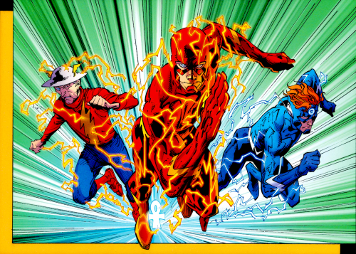 dailydccomics:  Wally & the Flash family in Dark Nights: