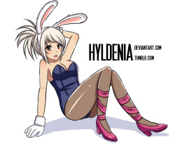 weagueofwegends:  Riven bunny by Hyldenia