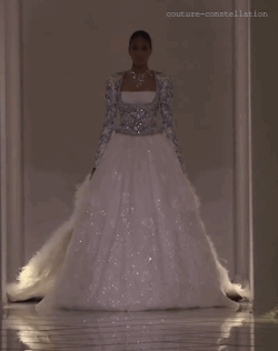 couture-constellation:  Cindy Bruna at Guo Pei Haute Couture
