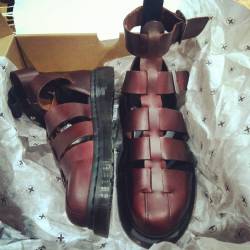 Got these badass #drmarten #gladiator #sandals I’m in love!!!