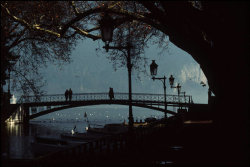 barcarole:     Lovers’ Bridge on the Canal du Vasse, Annecy,