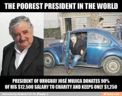 “El presidente más pobre del mundo: El presidente de Uruguay,