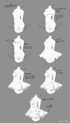 drawingden:  Ruffle/Clothing Folds Tutorial by LILDanica  