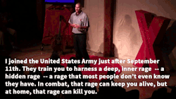 weirdenlightenment:  tedx:  In this gut-wrenching talk, Sergeant