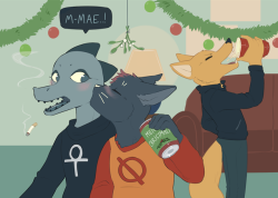 avoidcrow:  Happy holidays from the best dysfunctional kids