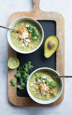 emigetsfit:  avocado chicken corn chowder 