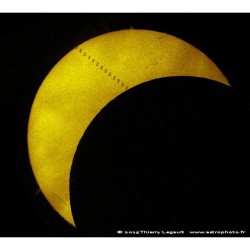 A Double Eclipse of the Sun #nasa #apod #sun #moon #iss #total