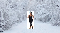 maliciousmelons: kim kardashing through the snow  I was gonna