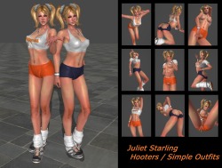 bocchi-ranger: Juliet - Hooters / Simple Outfits     Juliet Starling