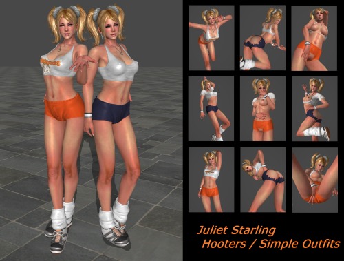 bocchi-ranger: Juliet - Hooters / Simple Outfits     Juliet Starling from Lollipop Chainsaw.Â©KADOKAWA GAMES / GRASSHOPPER MANUFACTURE. How to change the default modelThere are 3 types of model which have different default pose: T type(default xps.xps