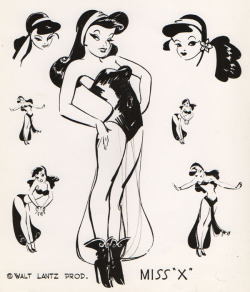 classicanimationart:  Model sheet.Abou Ben Boogie (Lantz, 1944)