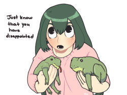 badlydrawntsuyu: frog girl makes an important announcement x