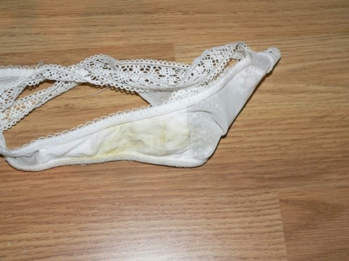 sloggi1970:  #dirty panties # stained # string # wifes dirty panty #soiled   You should share some with me  