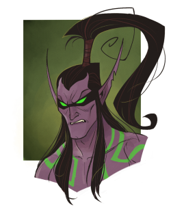 the-demon-huntress:  Illidan by Drkav