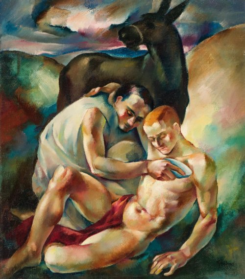 lefildelhorizon:Henrik Stefán, Szamaritánus, ca. 1920