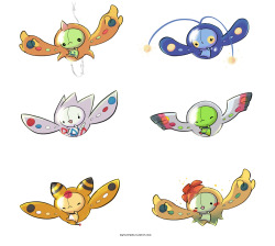 myiudraws:  Reuniclus Variations Gen2(2,3) Do you have a fav?