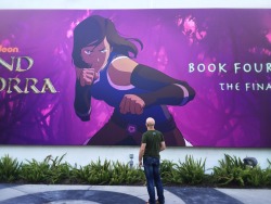 bryankonietzko:  There is a giant Korra in the Nickelodeon Studios