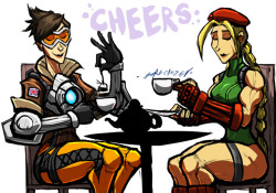 sabrerine911:   And the Tracer and Cammy tea time piece is done
