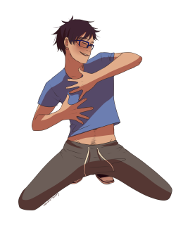doodle-booty:yuuri dances like this when he’s tipsy, and phichit