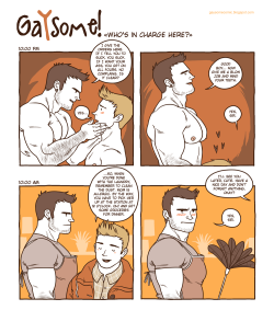 gaysomecomic:  17. Who’s in charge here?