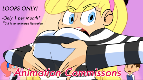 superion123:    -Character and Animation must be something simple.-24 Frame Limit, ŭ per 10 extra frames. -No anime, or complicated character designs please. -Contact: Superiongen123@yahoo.com; Subject “Animation Commission” or “Animated Illustration”Rou