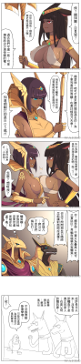 league-of-legends-sexy-girls:  Nasus and Azir