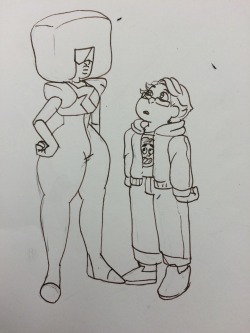 Just realized that if Garnet’s height is around 7'5’’