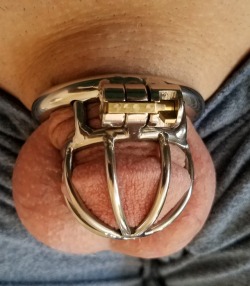 stephaniesugarplum:  Day 147 of chastity.   Last 30 of which